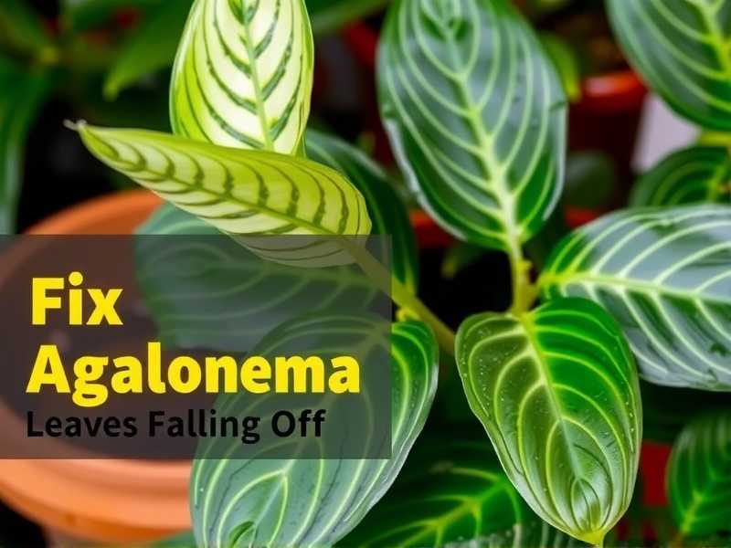 How to Fix Aglaonema Leaves Falling Off Bottom
